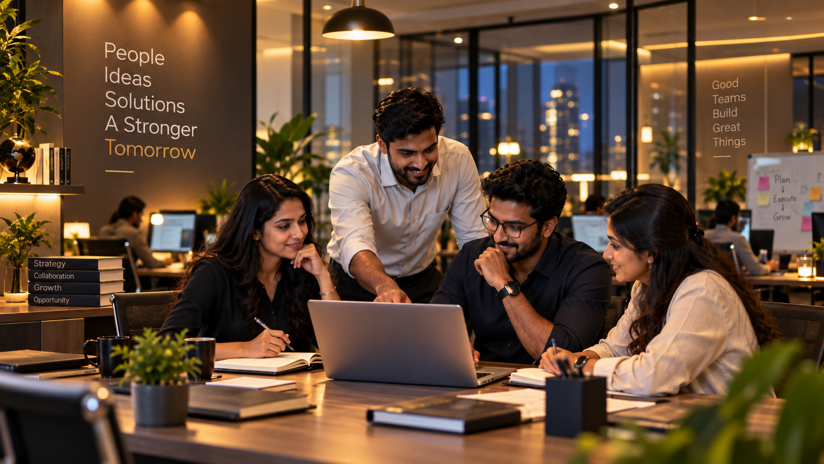 ZoFlowX professional team at the office