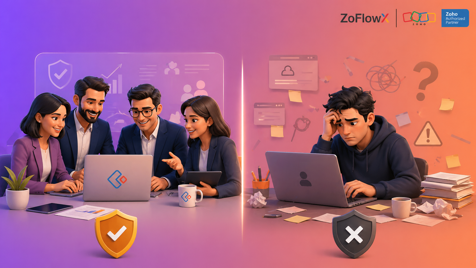 Certified Zoho partner versus freelancer comparison for Zoho customization