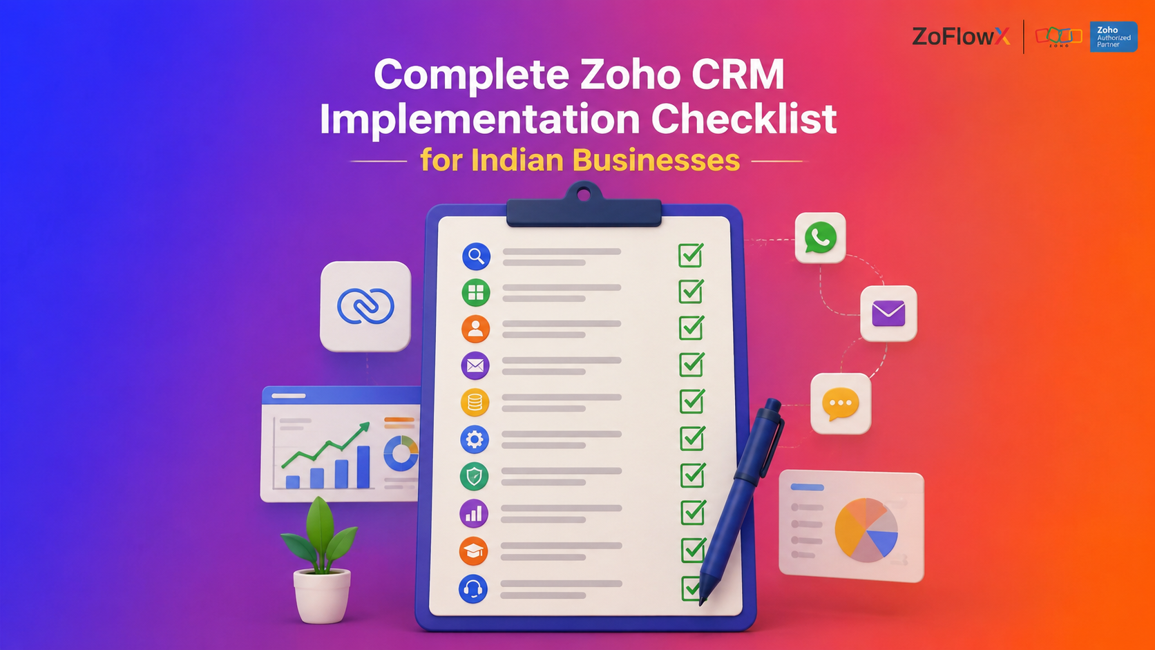 Complete Zoho CRM implementation checklist for Indian businesses